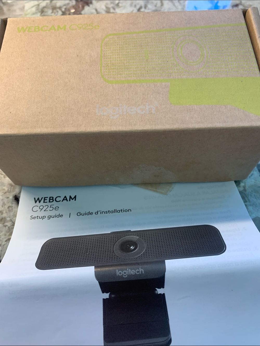 Logitech C925e Webcam - Black / Silver Accents